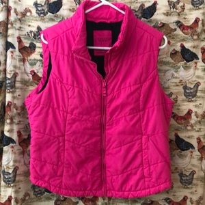 Aeropostale pink & Black Vest